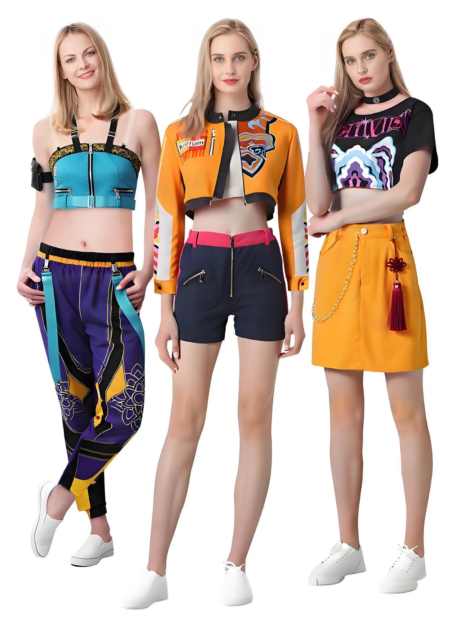 

Kpop Demon Hunters Cosplay Costume For Women Girls Rumi Zoey Mira Wig Group Uniform Halloween Party Role Playing Outfits