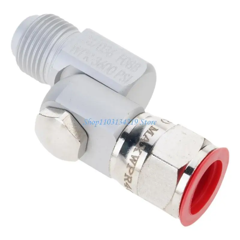 N5KC 287036 Thread Paint Sprayer Adapter Fitting for Cleaner Work Changes, Hose Repositioning, Steel Construction, and Internal