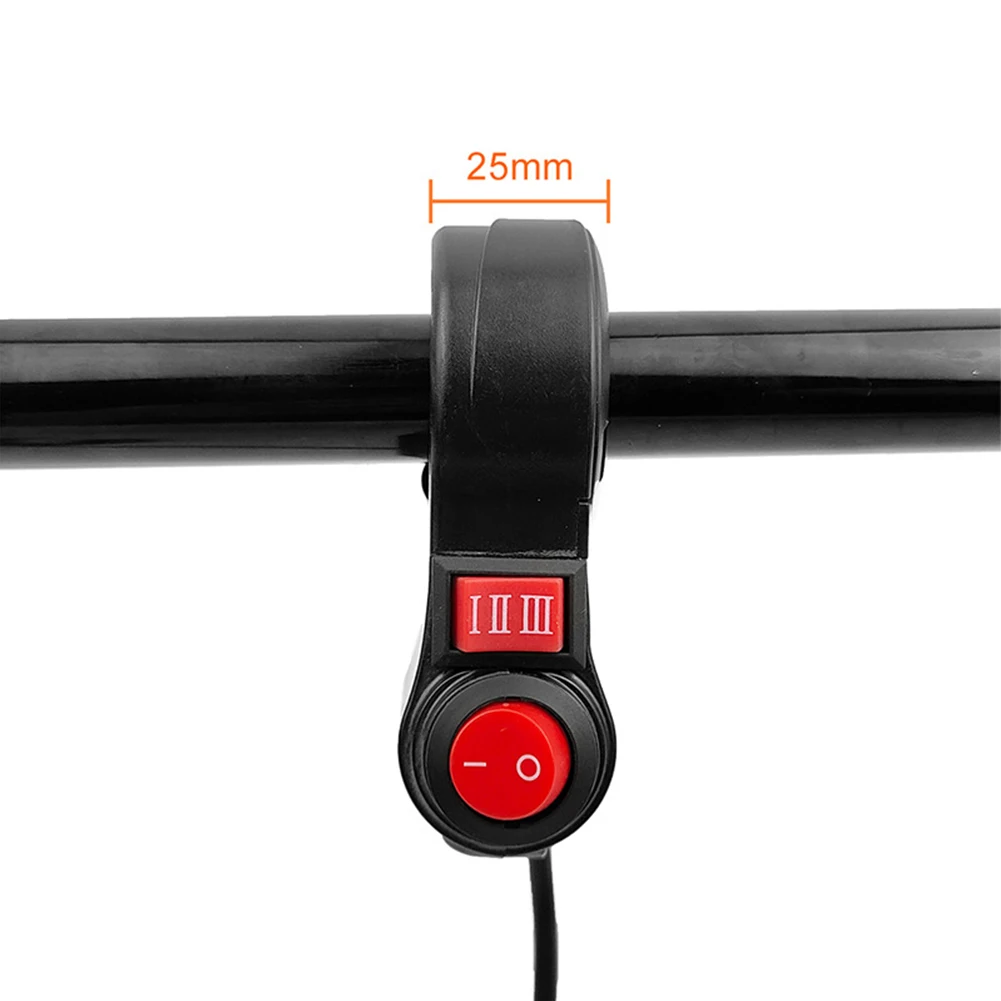 Electric Vehicle Speed Controller Three Speed Switch Line Length 2 Meters Speed Control Thumb Throttle Ebike Accessories