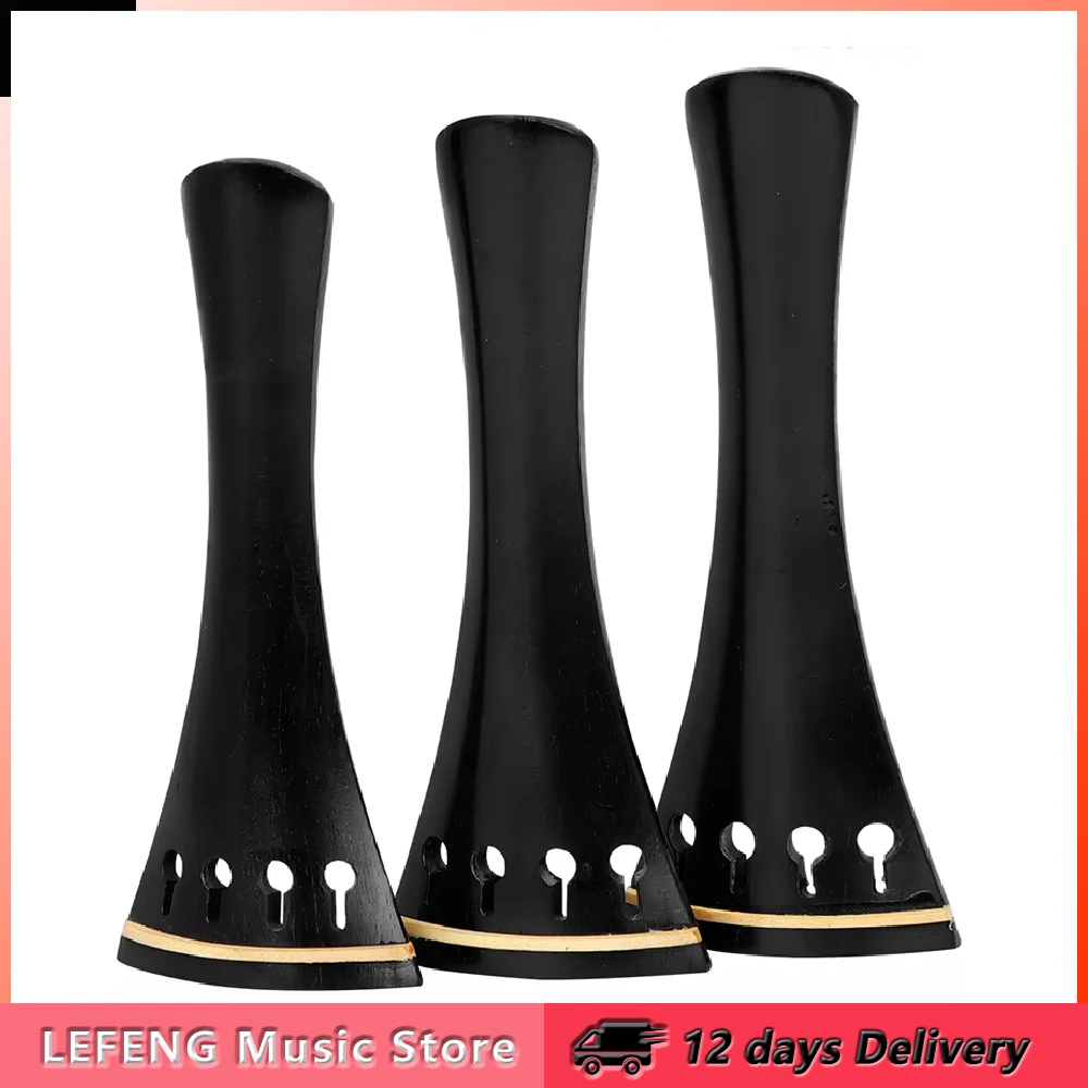 IRIN Violin Tailpiece 4/4 3/4 1/2  Pull-String Plate Tailpiece Ebony Drawstring Board No Deformation Violin Parts Accessories