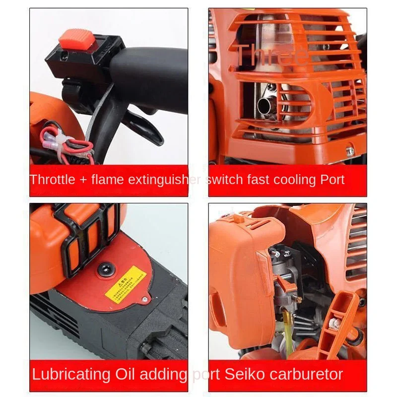 1900W 52CC Multifunction Gasoline Digging Root Machine Tree Transplanting Machine Planting Tree Shovel Rock Drilling Machine