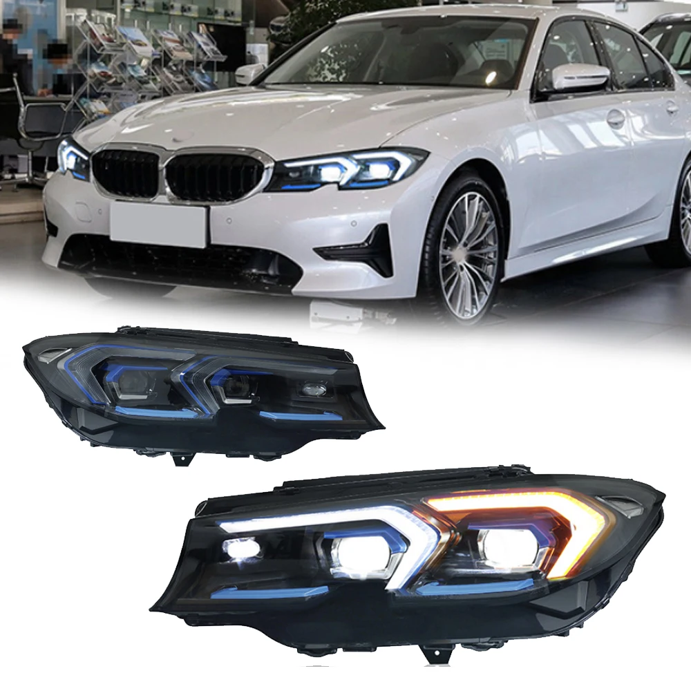 

Светодиодные фары для BMW 3 серии G20 G28 20-22, новый стиль, светодиодные DRL, автомобильные фары в сборе, сигнал, автоаксессуары, модифицированная лампа