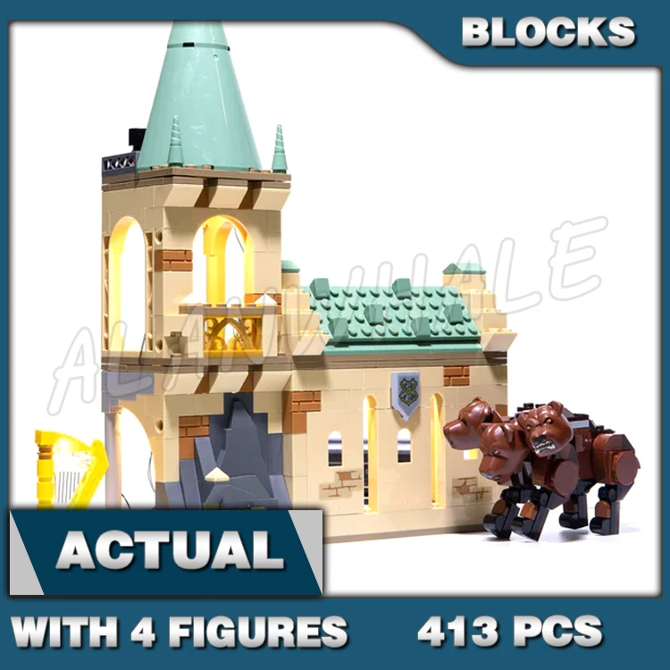 520 stks Magische World of Wizards Woodland Hut Buckbeak Rescue Huis Pompoen Patch 60138 Bouwstenen Speelgoed Compatibel Met Model