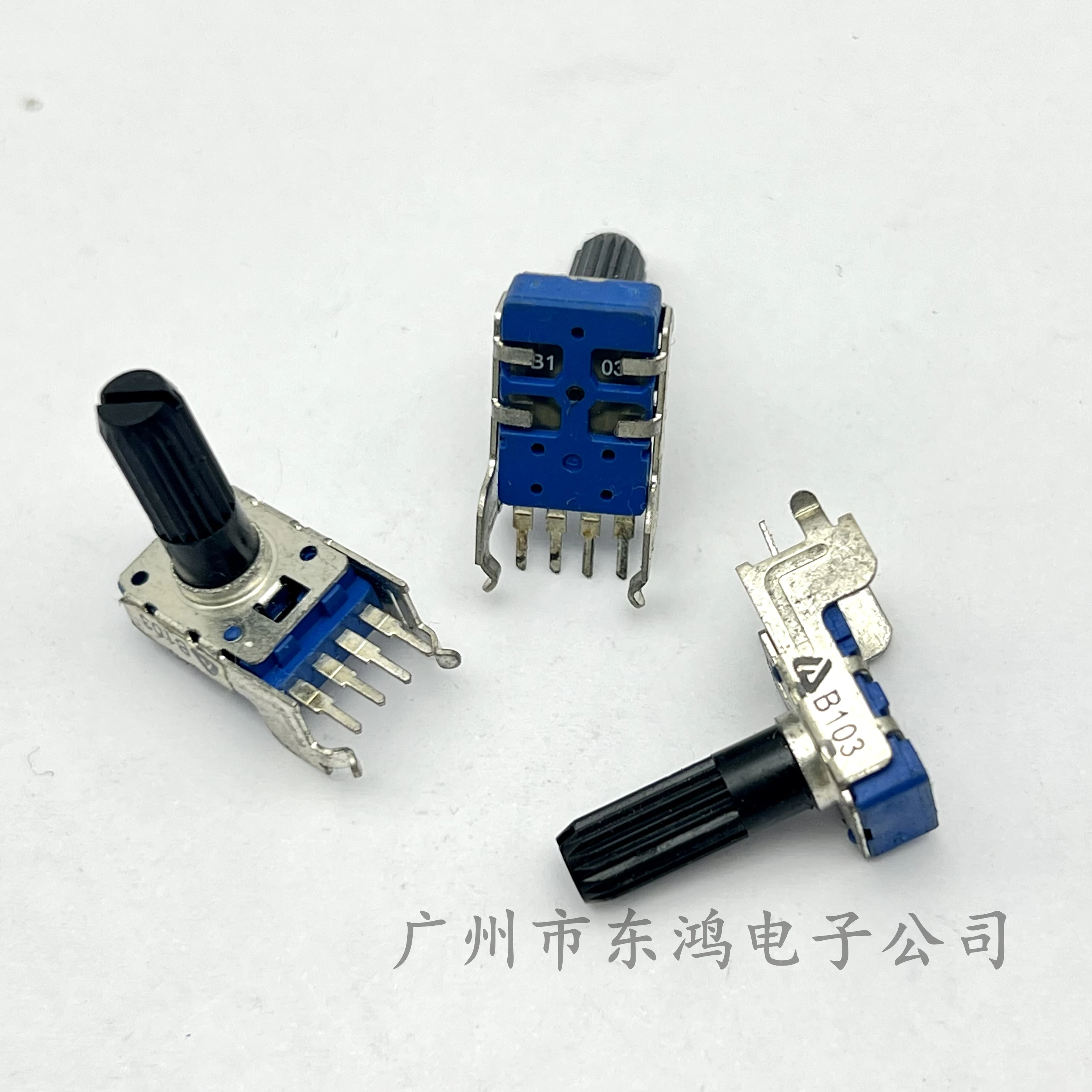 2 PCS RK11 Difeng adjustable potentiometer B10K single-link 4-pin electronic organ audio volume control shaft length 17mm