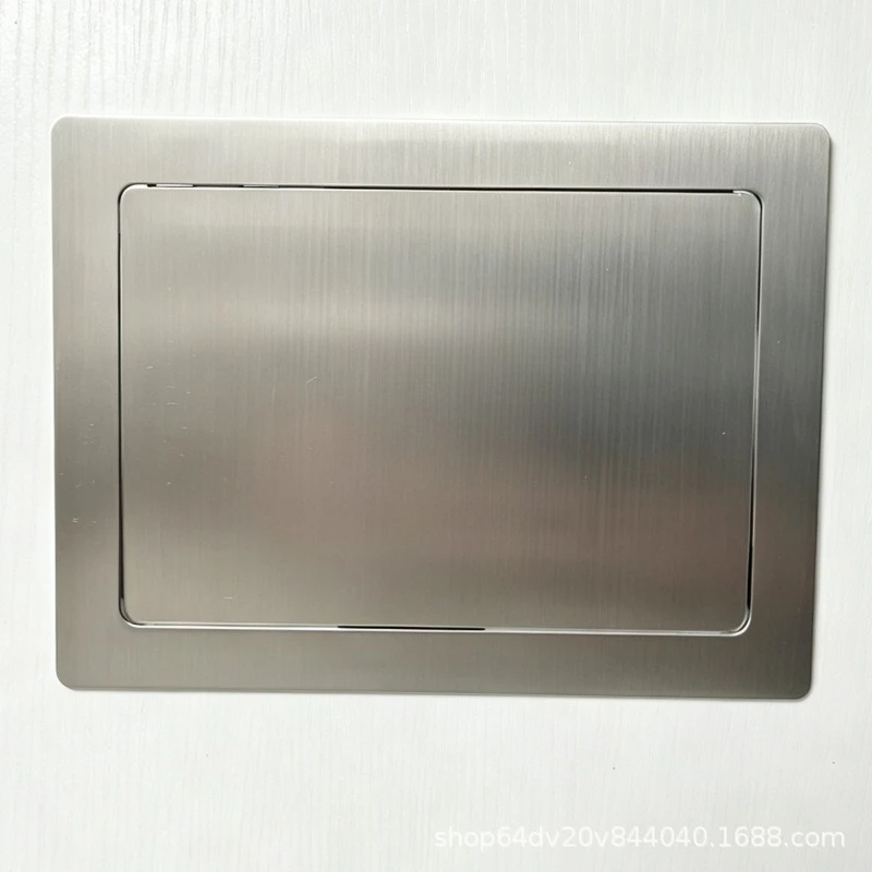 304 stainless steel side opening garbage can cover, cabinet door, kitchen cabinet embedded inner push flip cover, garbage drop