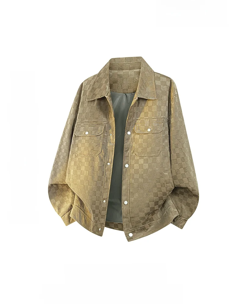 

Wassup Jhn Deer Skin Fce Jaet Men's Casual Collar Trendy Brand Autumn Winter New Sle Leisure High End Maturi Outerwear