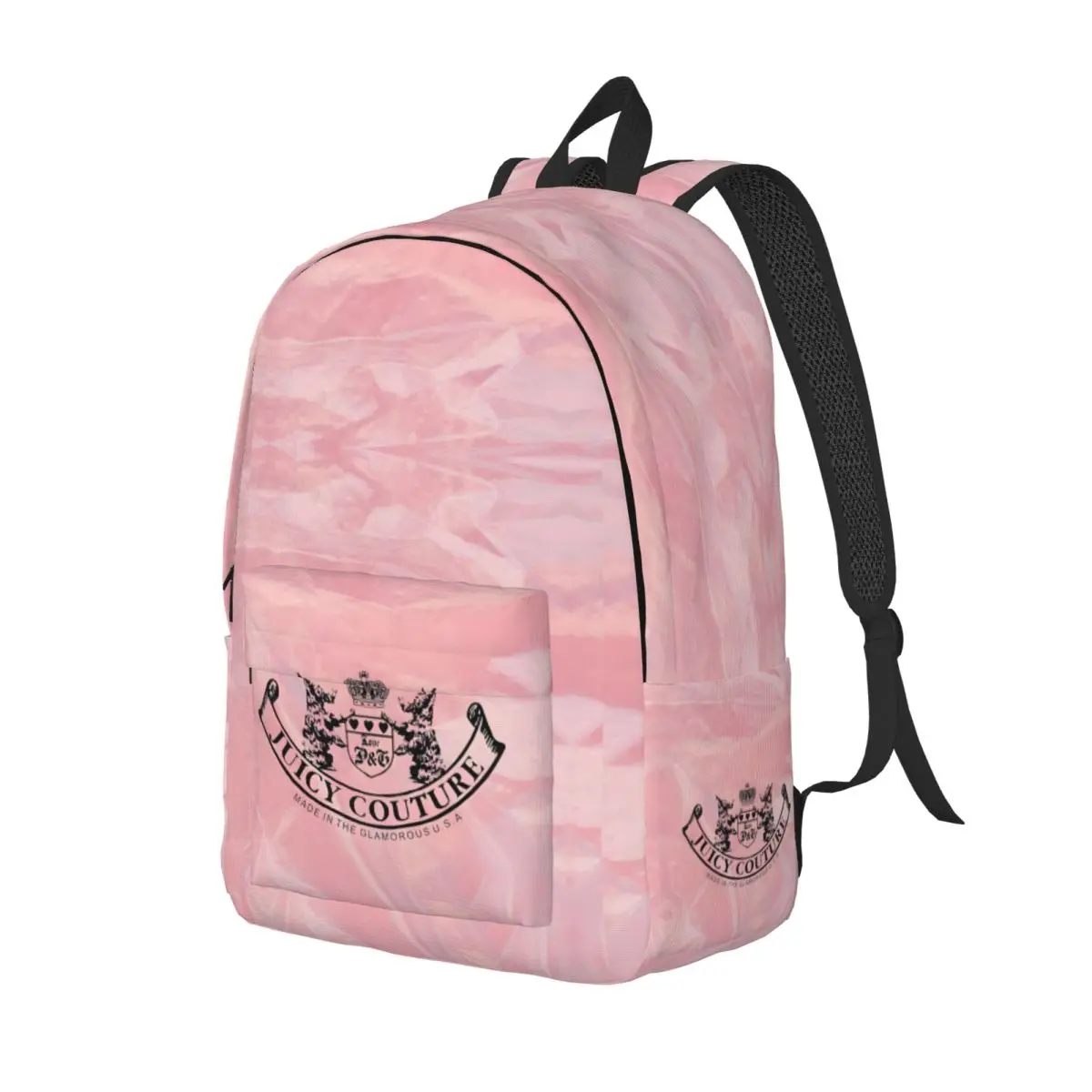 Juicy-Couture Backpack Student Schoolbag for Men Women Laptop Canvas Bags