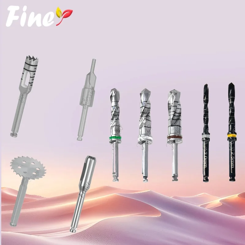 

Finer 1 шт., зубной имплантат, дрель для трепання, перфоратор для ткани, пила для резки костей, диск, хирургический имплантат, дрель для сбора костей