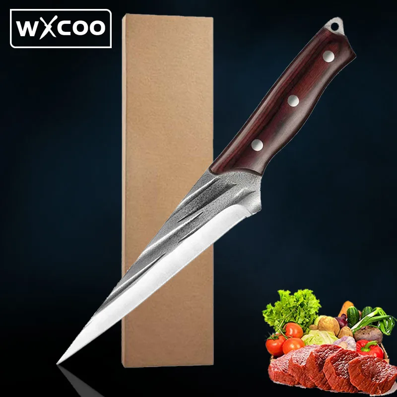 Stainless Steel Butcher's Bone Knife Domestic Kitchen Meat Cleaver High Hardness Sharp Vegetable Slicing Knife