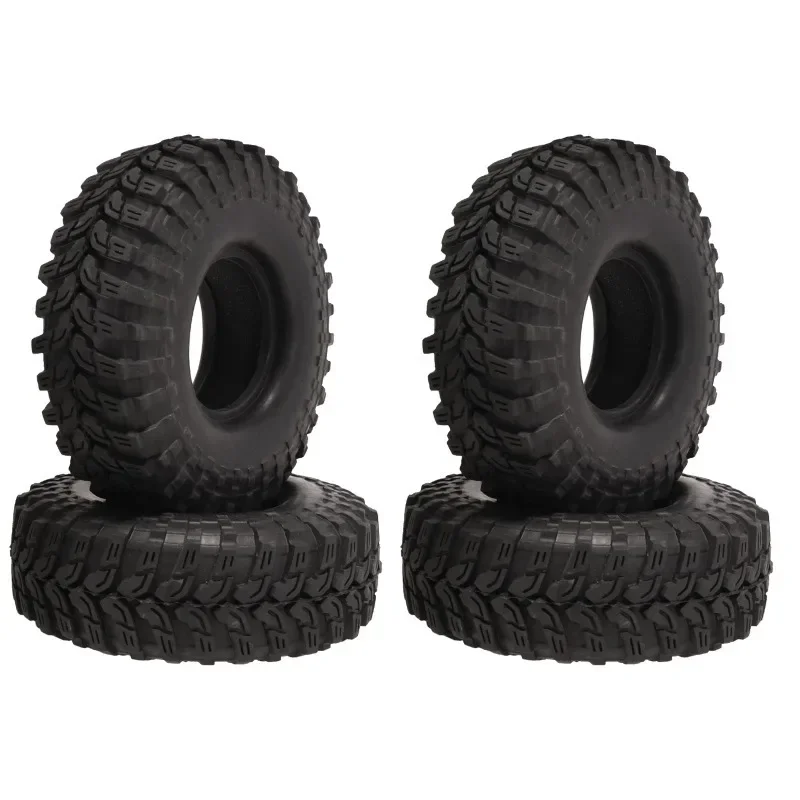 1.9" Soft Rubber Tires (Without Rims, with Sponge Inserts) for 1/10 Scale Rock Crawler RC Cars - High-Performance Upgrade Parts