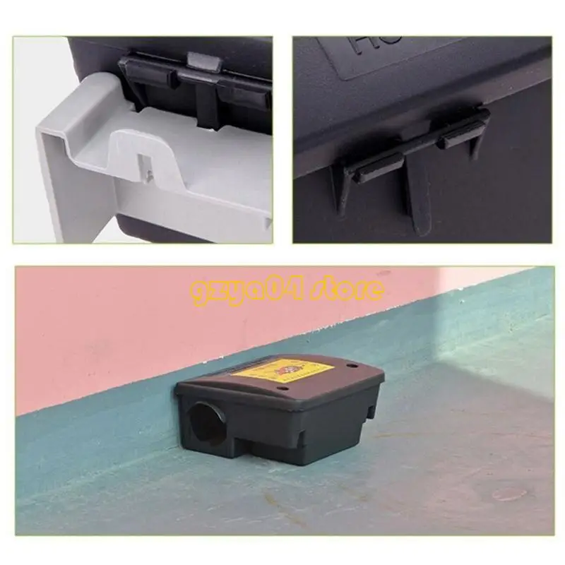 K3KD Compact Roditori Escere Stazioni Secret Trope Trap Boxes per il controllo del mouse interno esterno