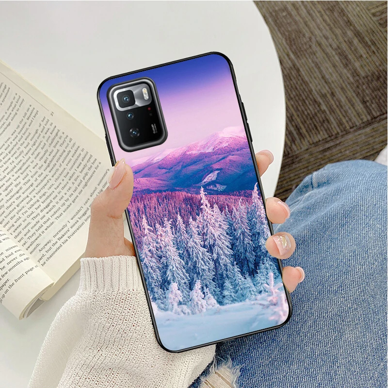 

Phone Case For Xiaomi Redmi note 13 12S 12 Pro 11S 11 10 Pro 10S 12S Redmi 10 10C Winter snow Christmas Funda Coque