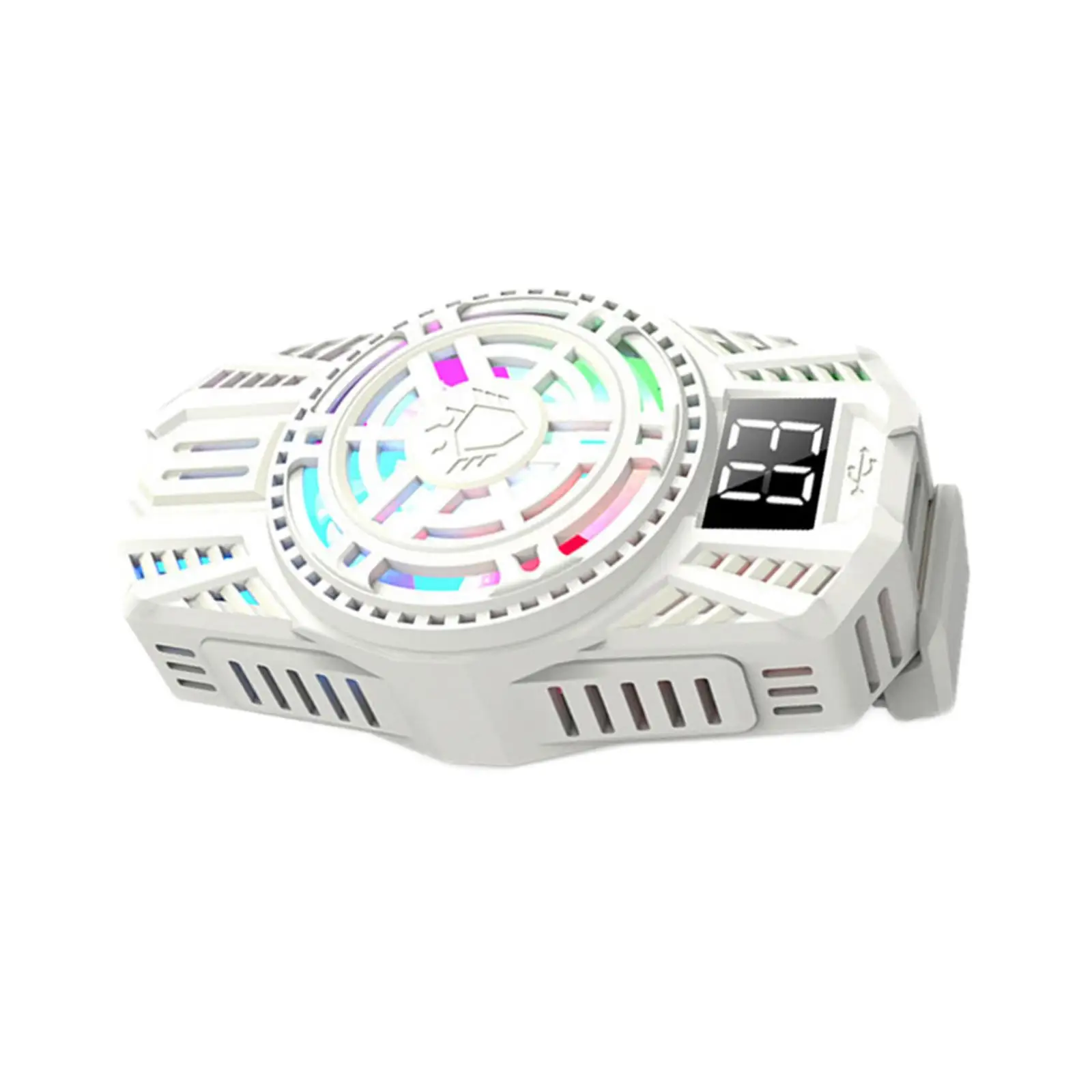 Phone Cooling Fan Semi Conductor 7 Leaf Fast Cooling for 4.5-6.7inch Cellphone