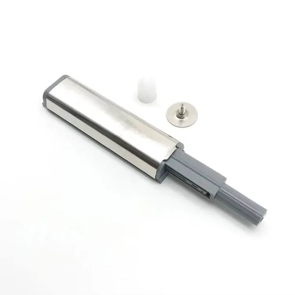Strong Magnetic Cabinet Door Lock ตู้เสื้อผ้าสแตนเลสพร้อมเฟอร์นิเจอร์แม่เหล็ก Latch Push Open Capture System Damping Buffer