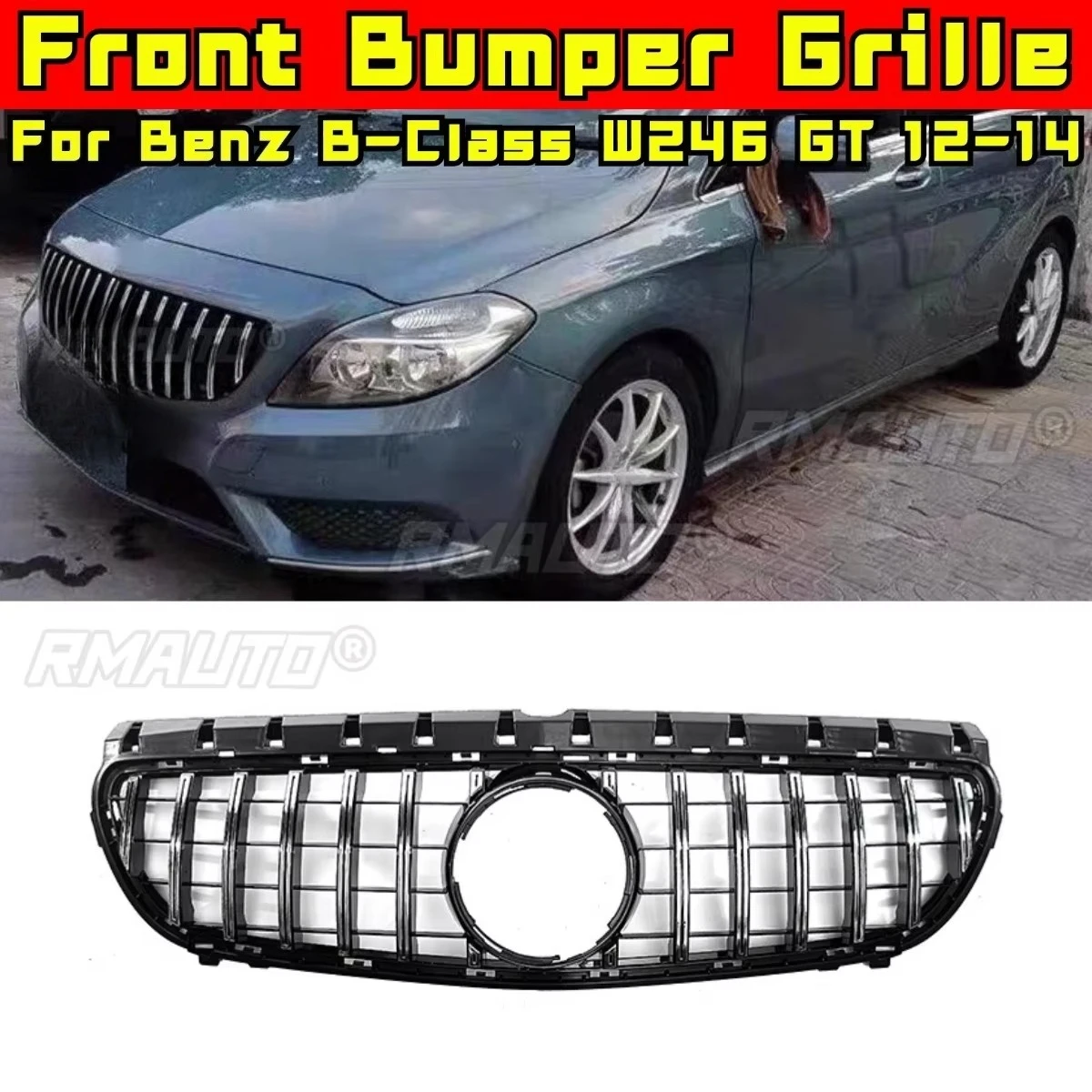 Car Bumper Grill De…
