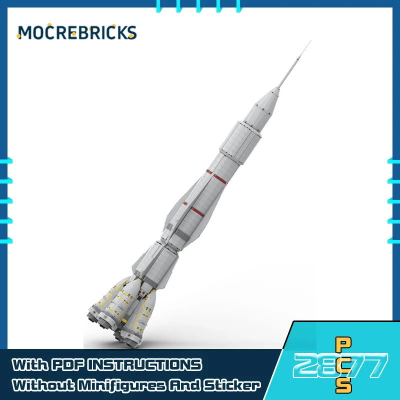 

﻿ MOC-231444 Система космического запуска Blackwells Ракетная машина Строительные блоки Сборка Ракетки Модель Креативные кирпичи Игрушки Подарки