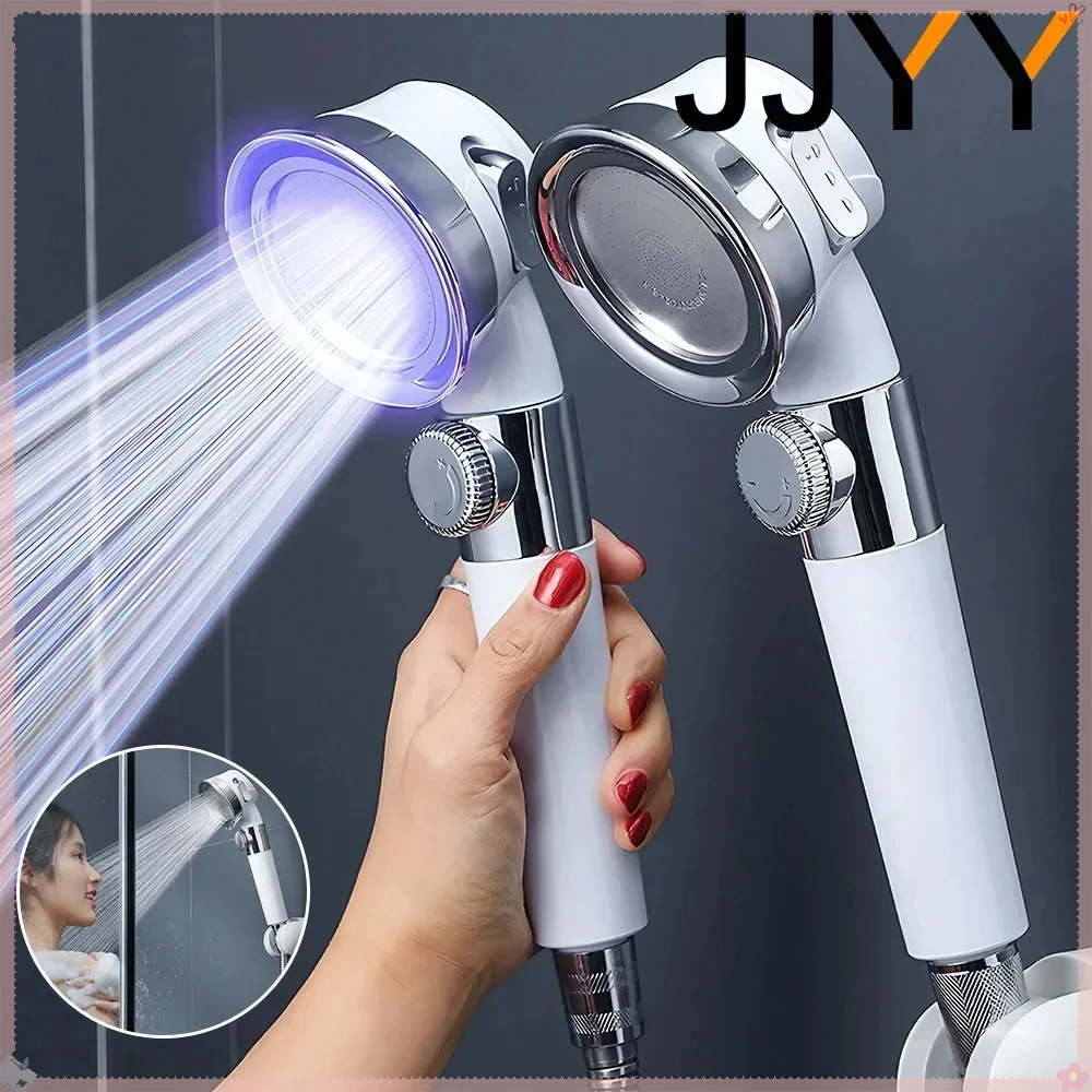 High Pressure Shower Head Water Saving Adjustable Bathroom Accessories Essential Shower Head