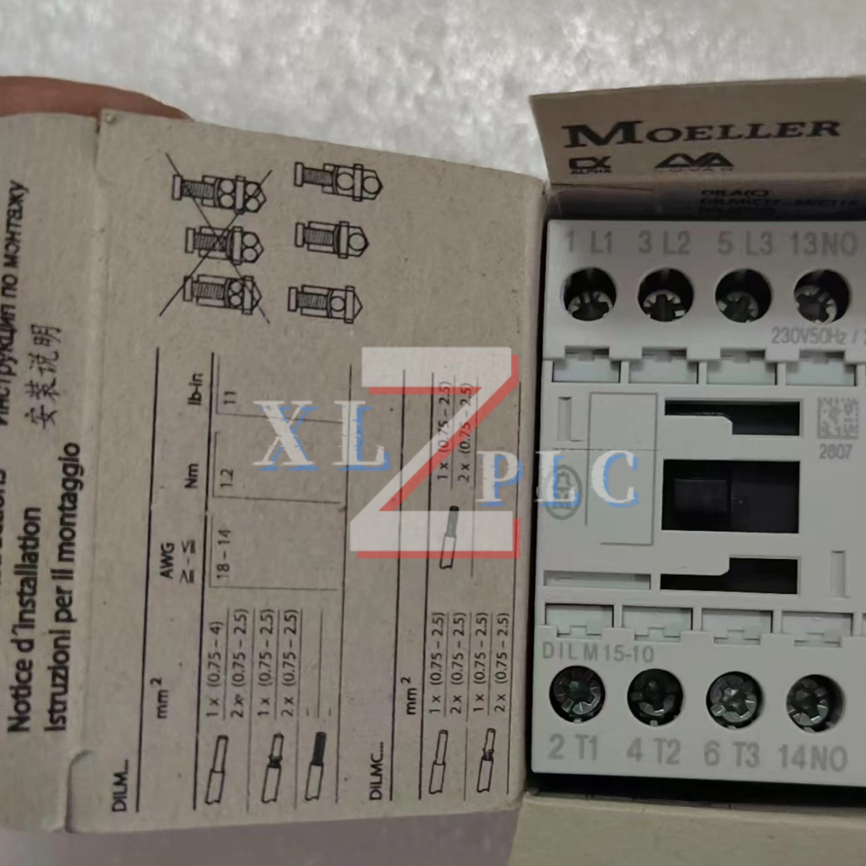 

Contactor new in box DILM15-10 DC24V DILM40-11N 230V50/60HZ DILM65(RDC24)