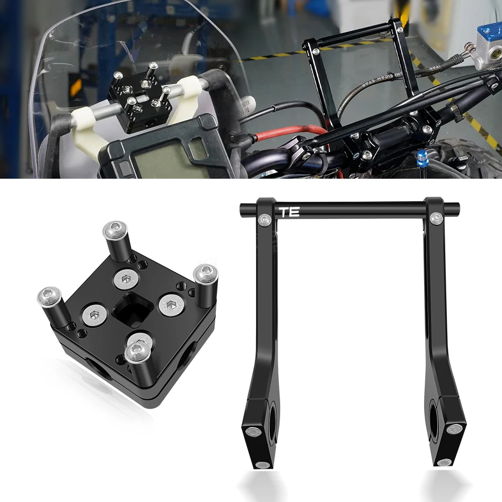 For TC TE FC FE TX FX 125-501 2014-2023 701 Enduro Supermoto 2016-2023  Navigation Roadbook Mounting Arms Kit GPS Bracket
