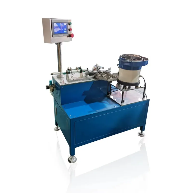 Pneumatic Horizontal Colloidal Loading Machine Automatic Glue Dispenser Automatically Assemble Rubber Particles on the Lead Rod