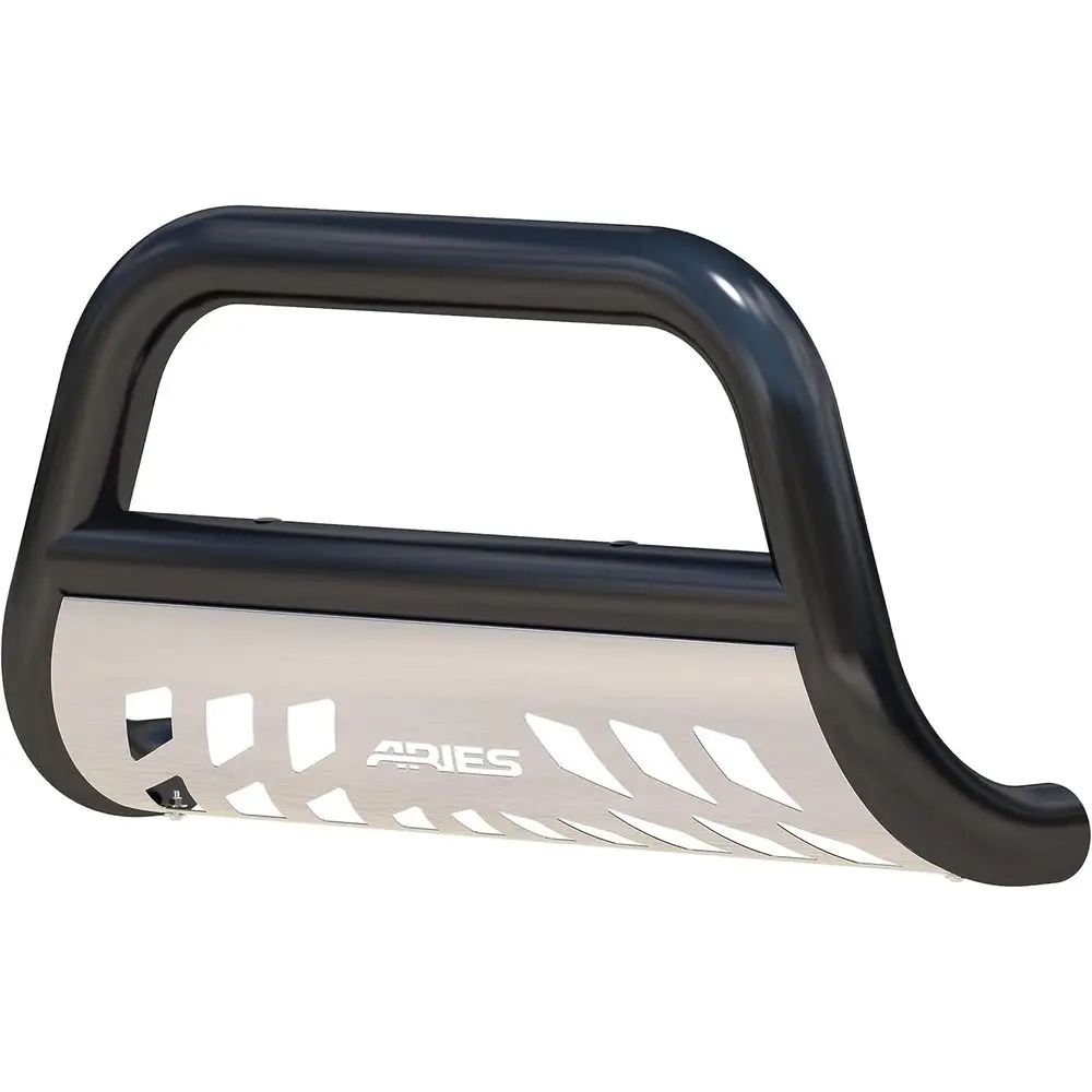 3-Inch Black Steel Bull Bar, No-Drill Installation, Compatible with Colorado and Canyon Models