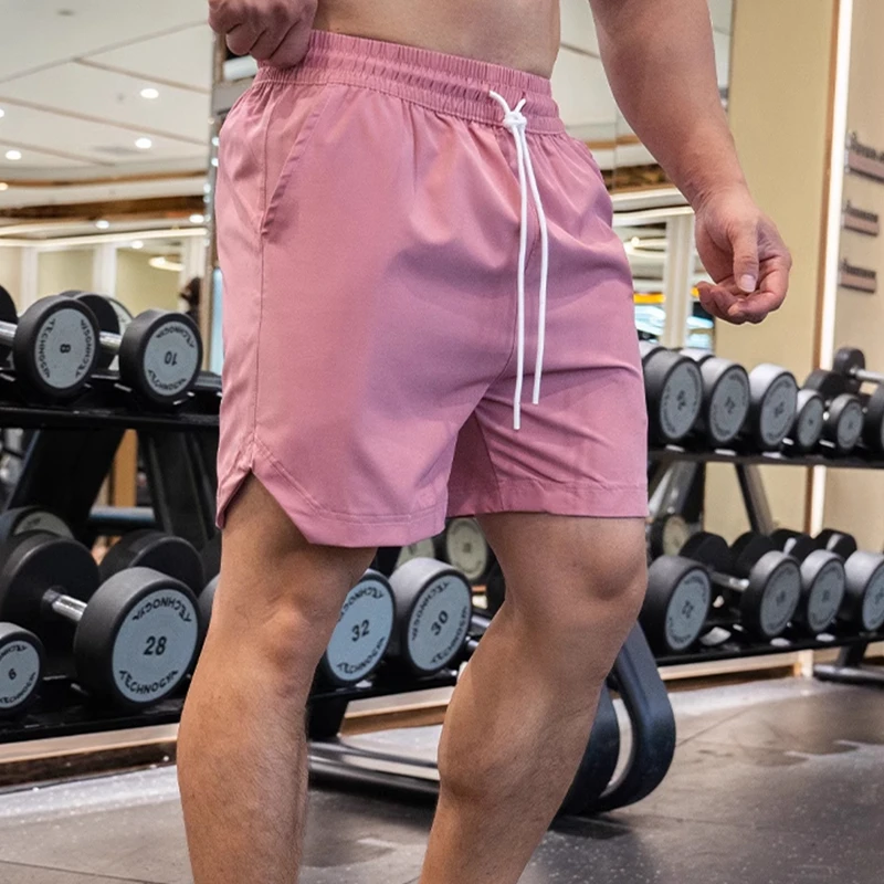 Summer spandex Running Shorts Gym Fitness Workout Men Sport Short Tennis Basketball Soccer marathon Quick dry Training Shorts