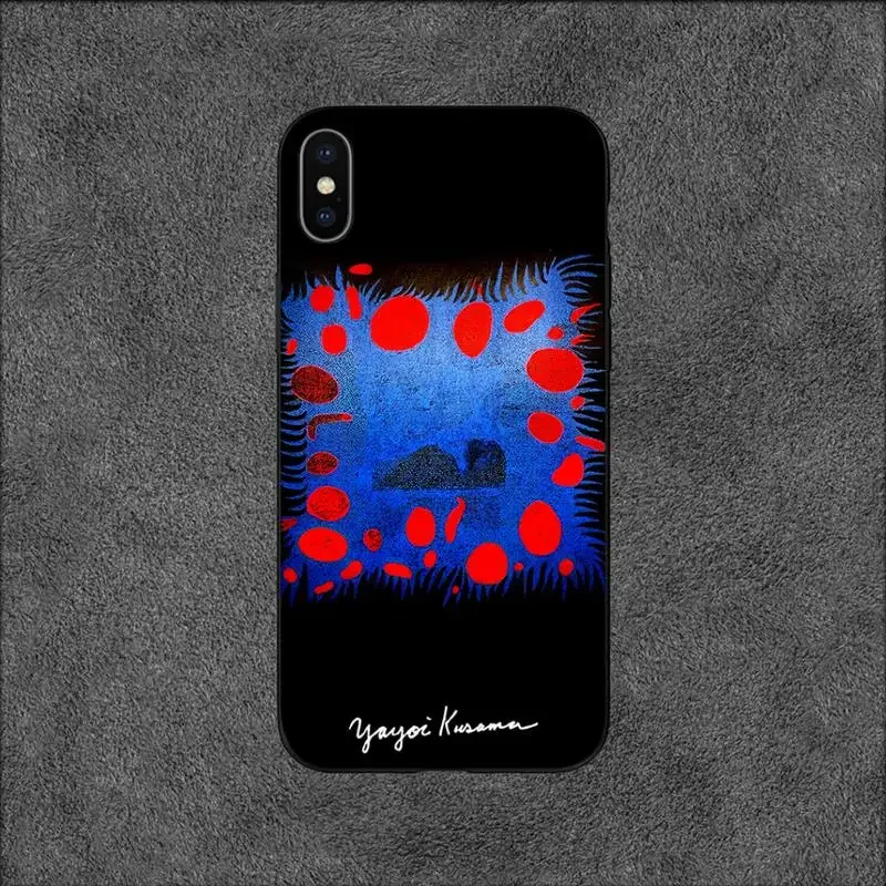 Yayoi Kusama Art Phone Case For iPhone 11 12 Mini 13 14 Pro XS Max X 8 7 6s Plus 5 SE XR Shell