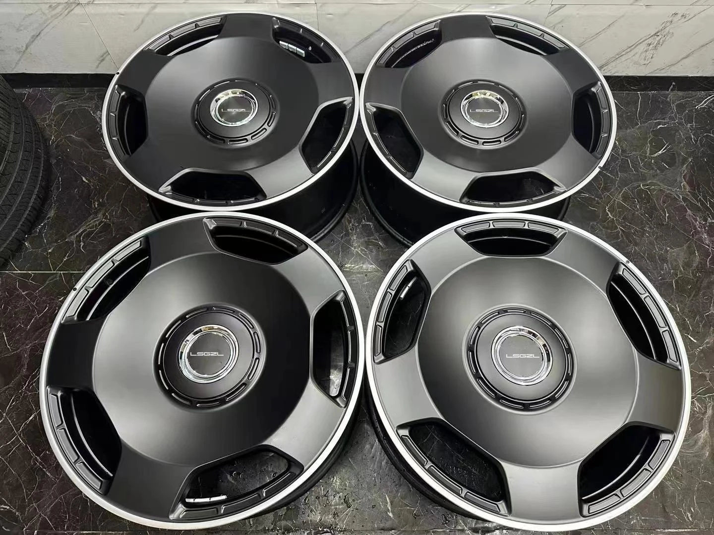 Roda de liga fundida LSGZL 22 polegadas para Mercedes AMG G63 G500 G550 G350