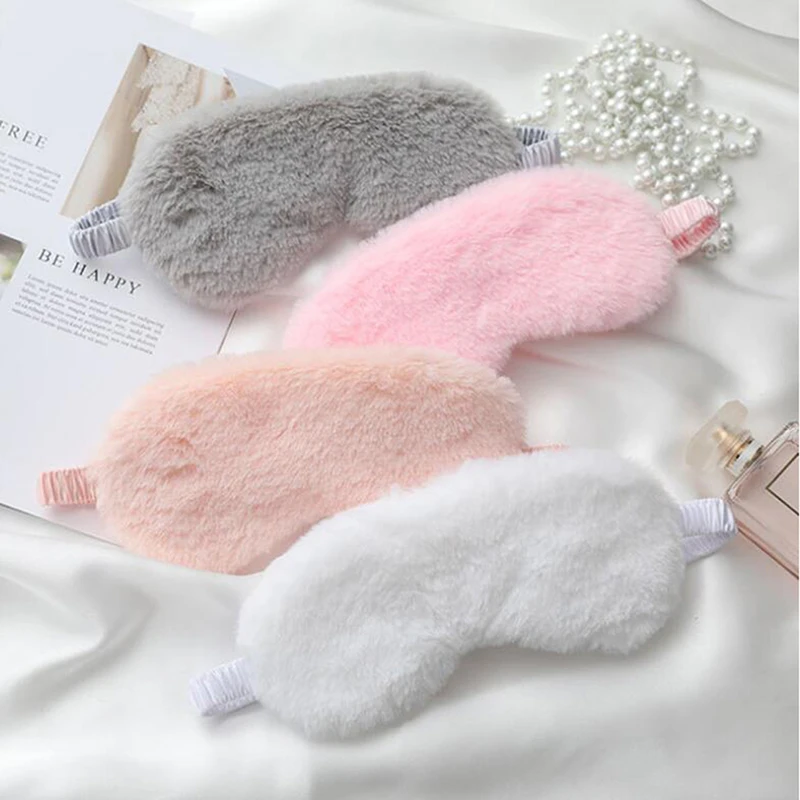 

Sleeping Mask Sleeping Blindfold Soft Plush Eye Masks Cute Love Cloud Eye Cover Plush Mask Eyepatch Nap Health Eye Cover