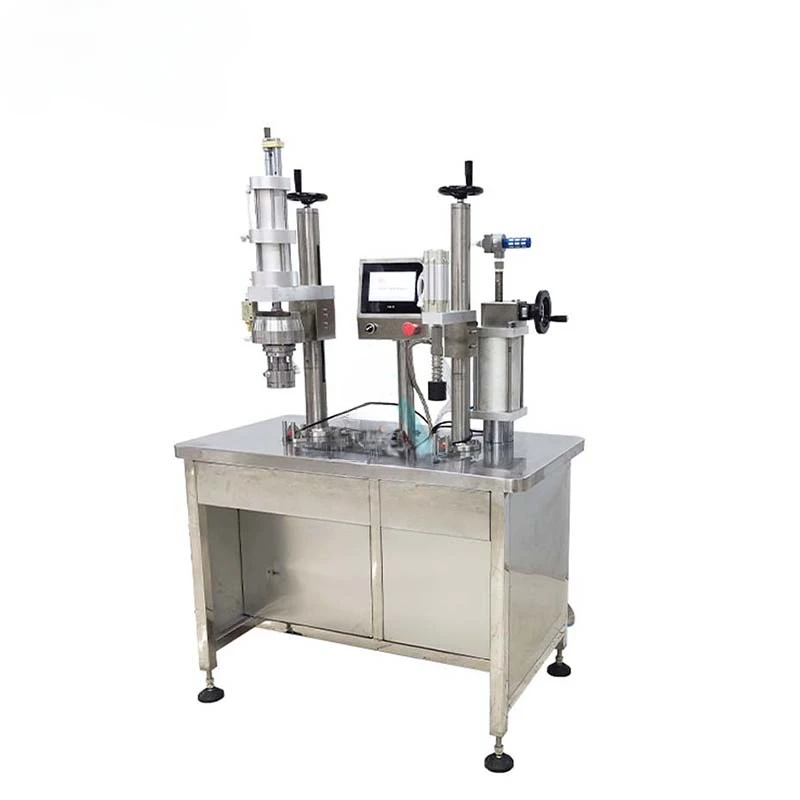 Aerosol Spray Can Filling Machine BOV Aerosol Filling Machine Sprayer Filling Crimping Machine