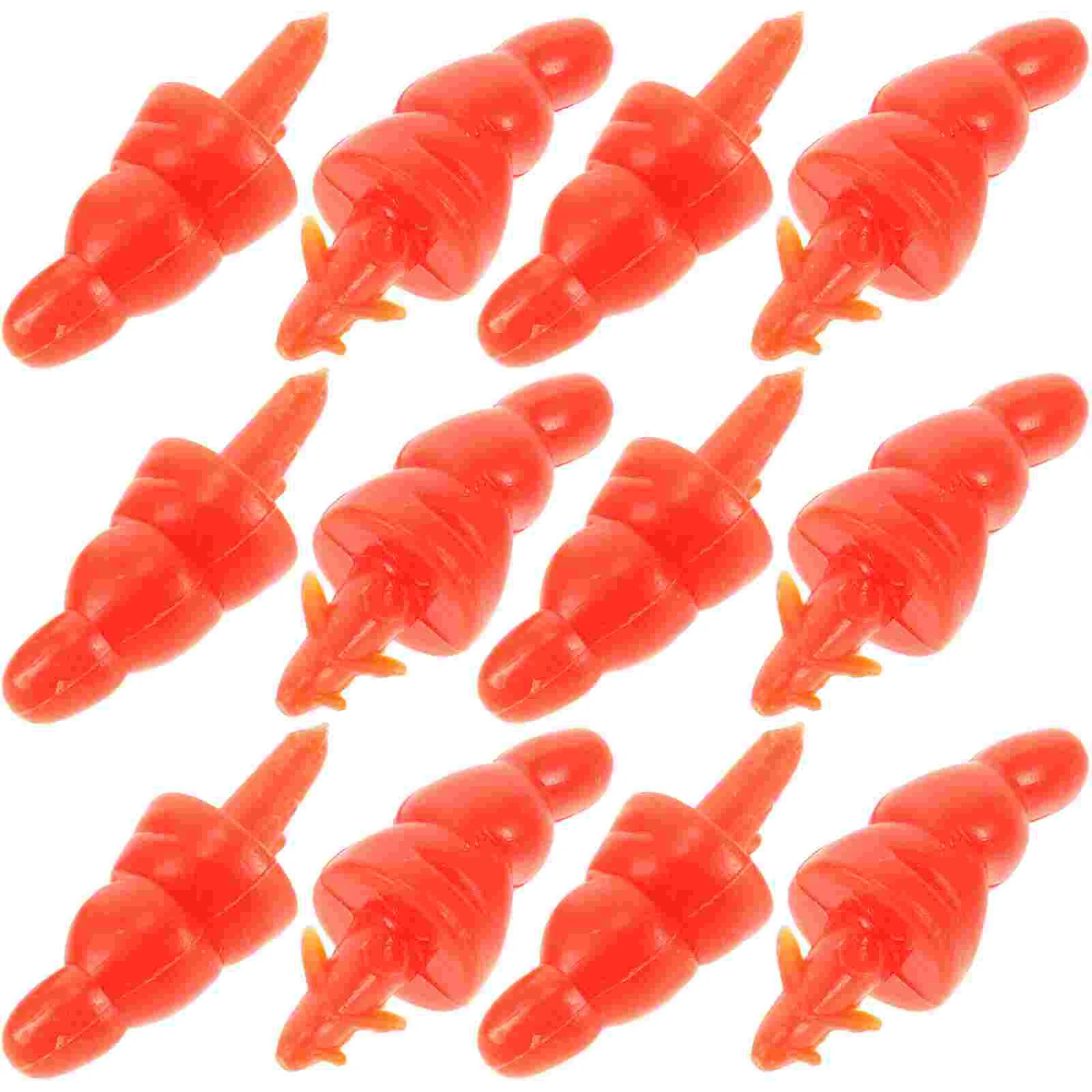 100 stuks sneeuwpop neus speelgoed decor plastic kerst knutselbenodigdheden voor kinderen volwassenen feestelijke vakantieprojecten glad