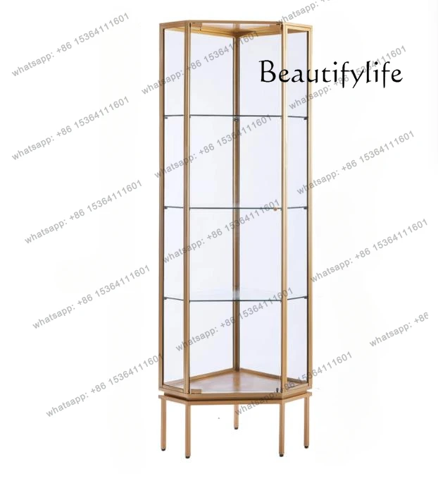 

Corner Shelf Corner Small Stand Cabinet Wall Side Triangle Locker Living Room Storage Wine Cabinet