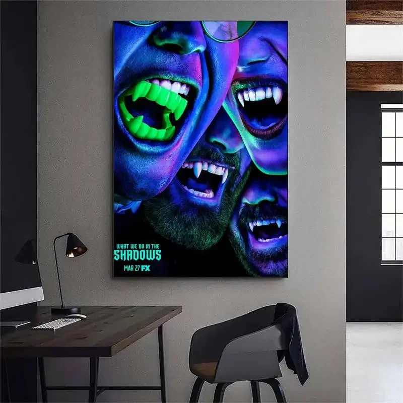 What We Do in the Shadows Movie POSTER Poster Prints Wall Pictures Living Room Home Decoration Small