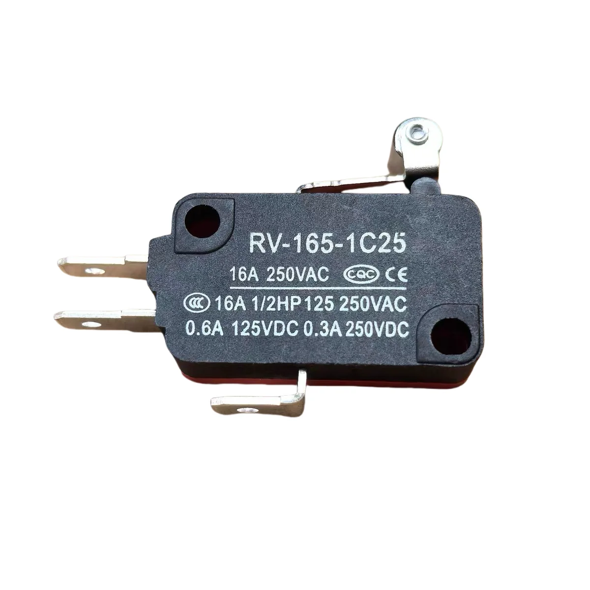 

1PCS/LOTS Super High-End RV-165-1C25 Micro Switch Silver Point Small Self-Resetting Travel Limit 16A IC Electronic components