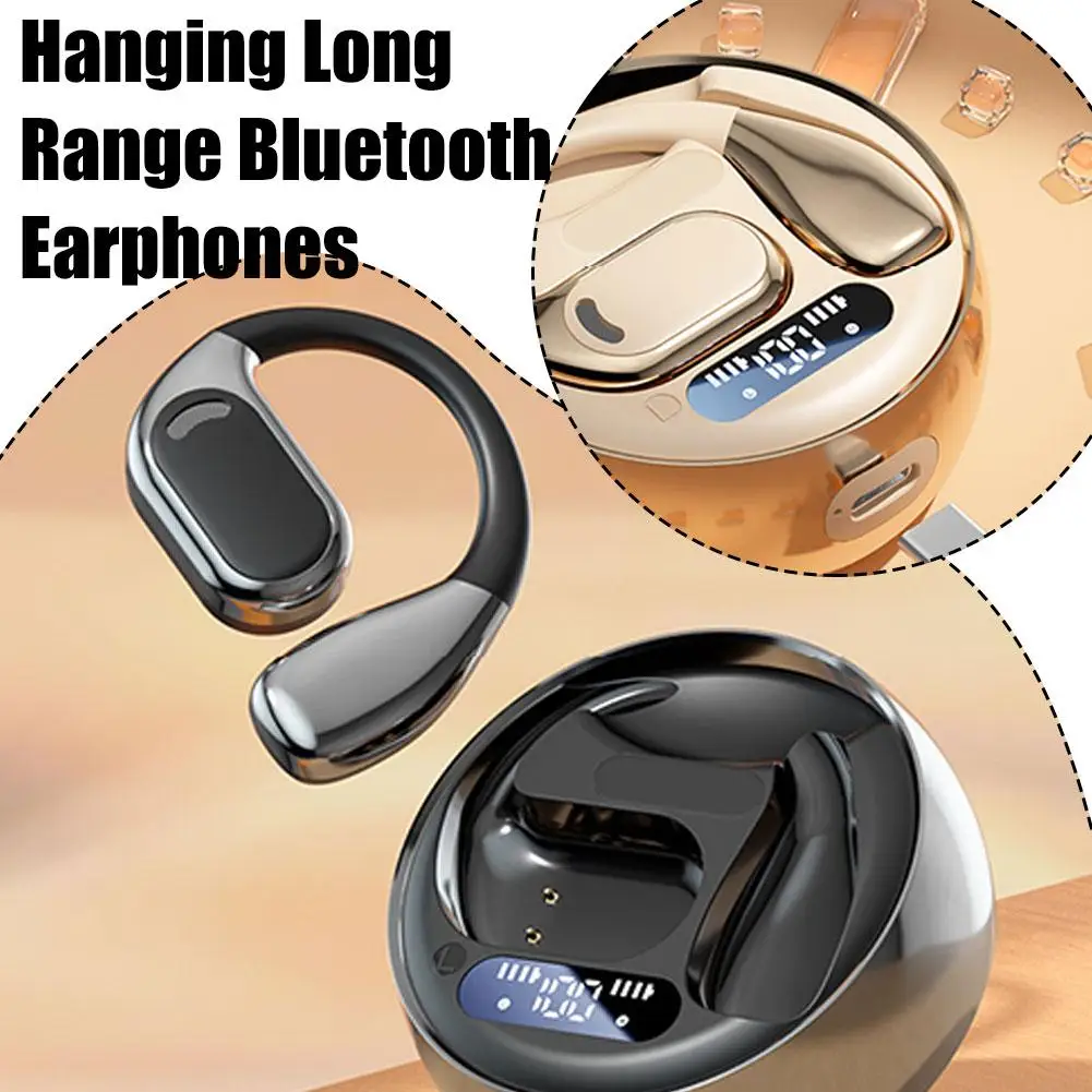 Popular Multi Country Intelligent Real-time Translation Ear The Hanging With Wireless Bluetooth On Ultra Long Earphones Bat E9J6