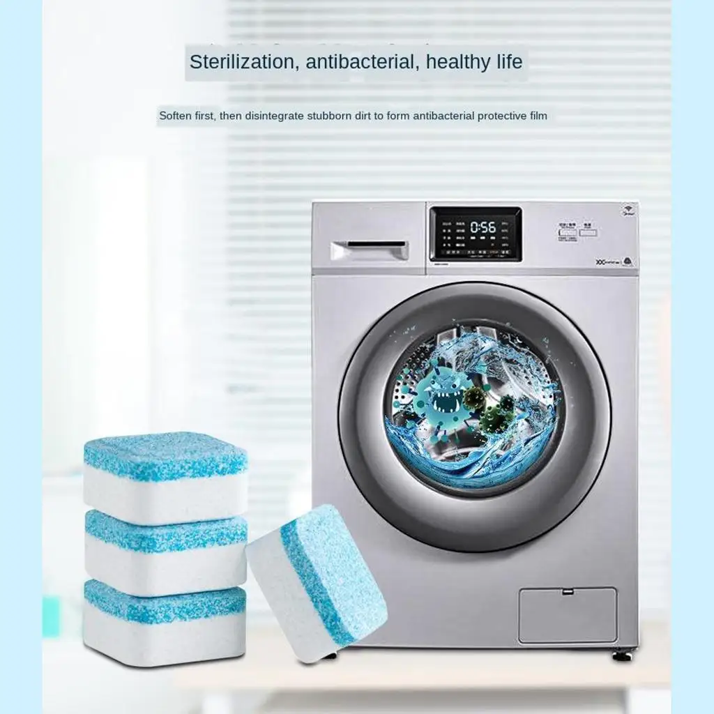 Nettoyeur de comprimés effervescent, 24 pièces, éliminateur d'odeurs pour Machine à laver