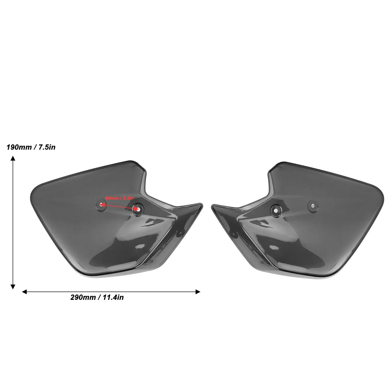 1 Pair Motorcycle Handguard Protective Enhanced Safety Motorbike Hand Guard For DAX125 ST125 Monkey CT125 Trail Cross