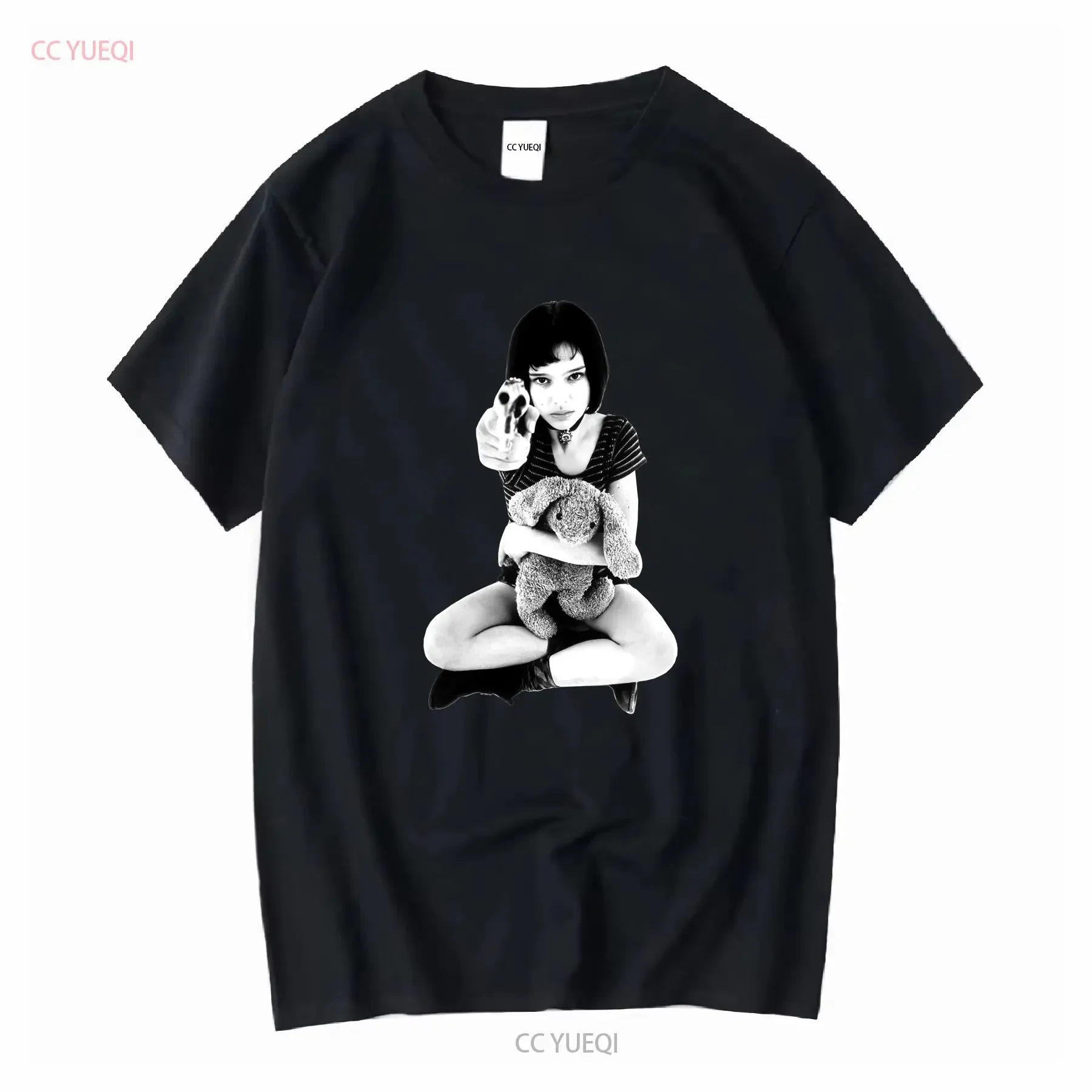 E1SYNDICATE T SHIRT LEON THE PROFESSIONAL MATHILDA TAXI DRIVER LOLITA GUN 4833 long or short sleeves vintage Washed Soft