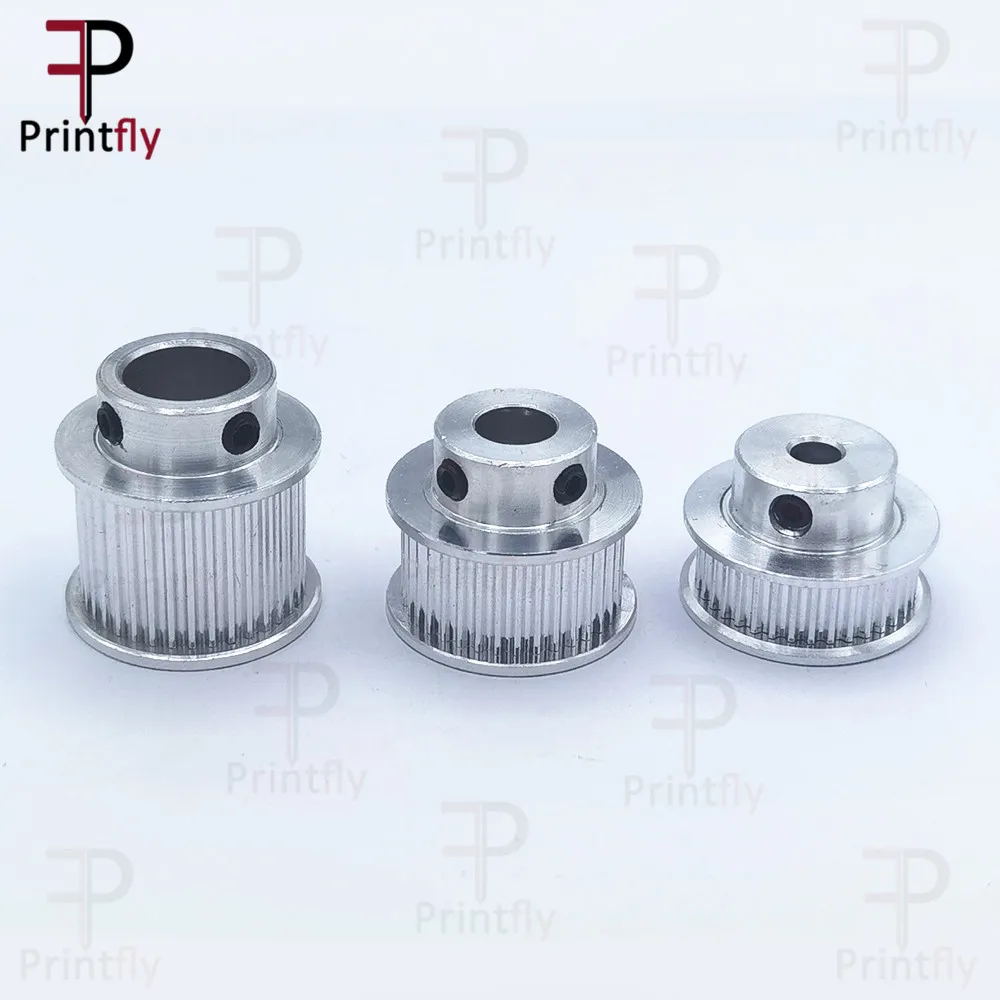 Printfly 2GT 36 teeth 2GT Timing Pulley Bore 5/6/6.35/8/10/12mm for GT2 Open Synchronous belt width 6mm/10/15mm 3D Printer