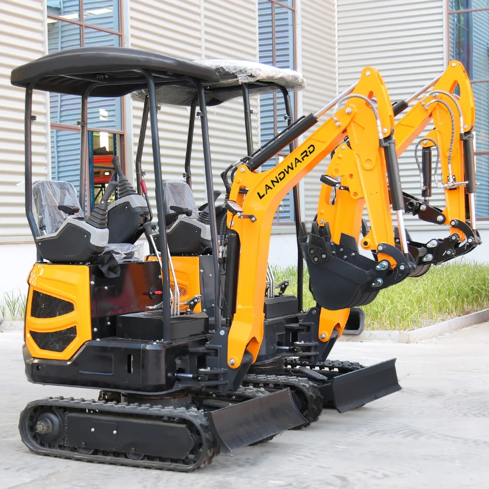 1.8 Ton Mini Excavator Machinery Euro 5 EPA Small Digger Home Use Option Cab Excavators Kubota Mini Digger Excavator Customized