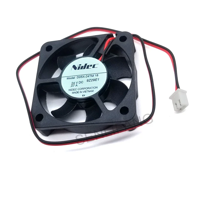 

Brand New For NIDEC D05X-24TM 18 24V 0.07A Silent 5010 5CM Inverter Fan