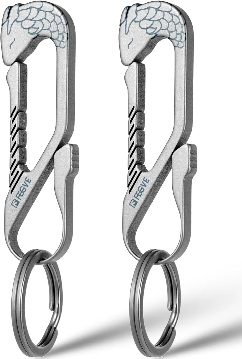 

Titanium Pocket Key Chain Clip,Small Keychain Clip with Key Ring for Men Women,best keychain gift