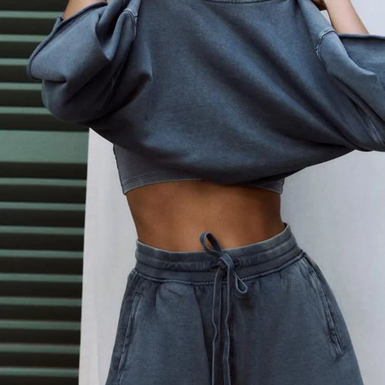 New Summer Women's Short Sleeve Sweatshirt Casual Shorts Set Comfortable Breathable Fashionable Chinese Style Top And Bottoms