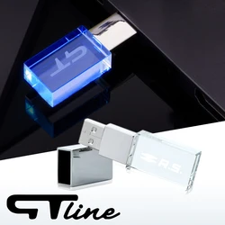 Car glass USB drive Color dimming car accessories for renault megane clio 2 3 4 gtline sport captur talisman laguna  trafic