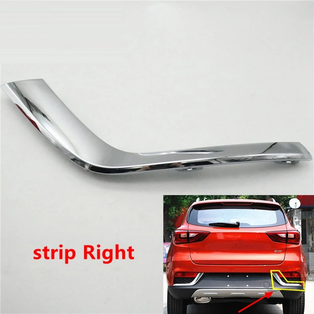 1Pair Car Rear Bumper Taillight Trim Fog Light Reflector Light Cover Brake Light Decorative Strip for MG ZS 2017-2019 image 4