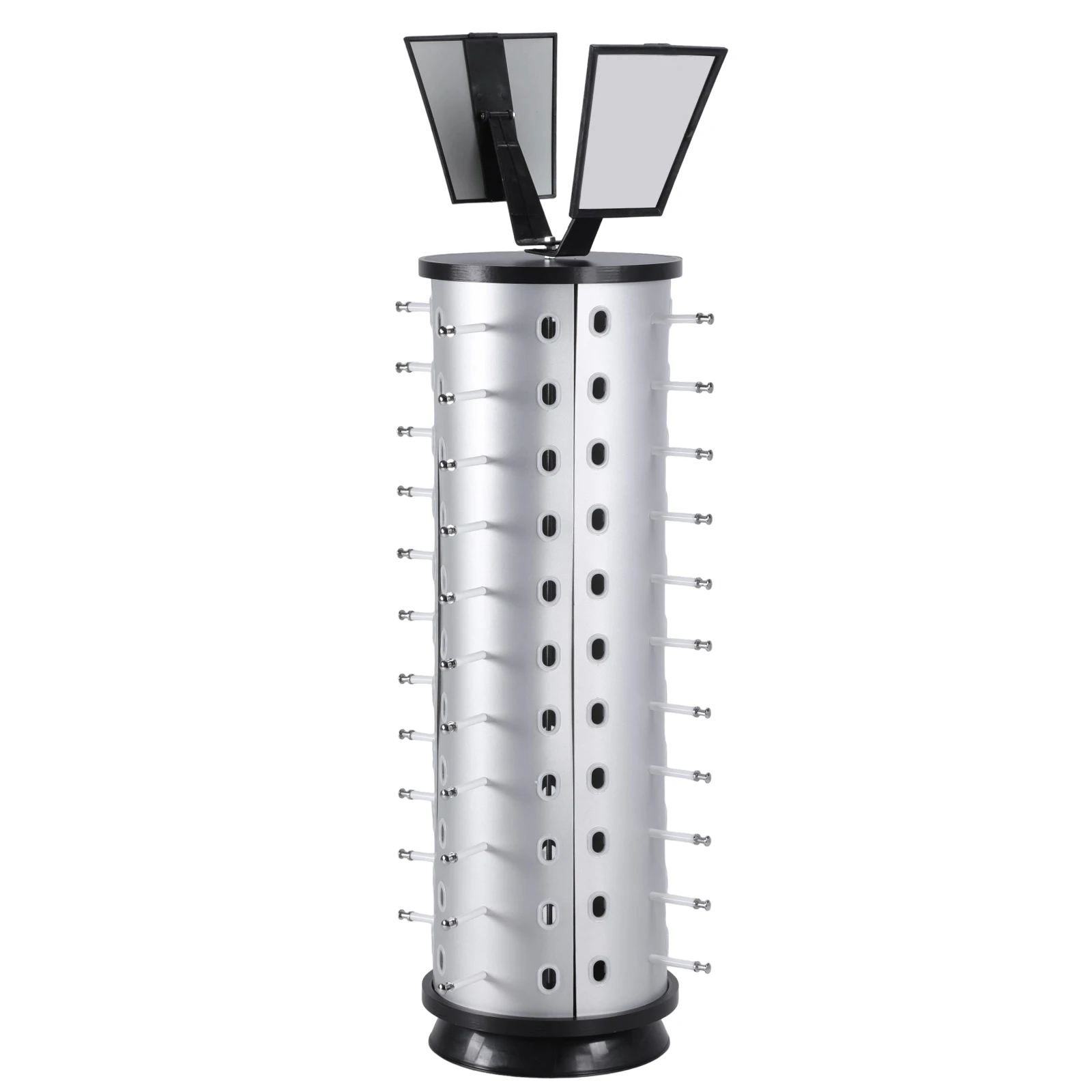 

Rotating 44 Pairs Sunglasses Eyewear Holder with Mirror Sunglasses Carousel Rack Eyeglass Display Rack Sunglasses Display Stand