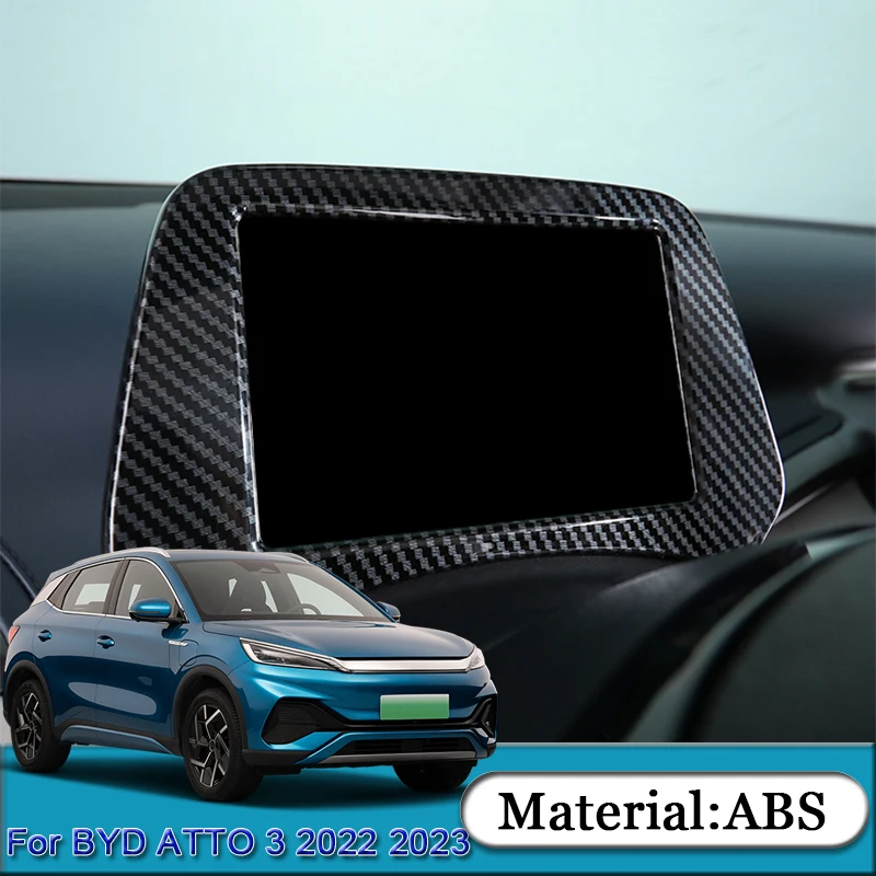 

ABS For BYD ATTO 3 YUAN PLUS EV 2022 2023 Car Interior Dashboard Decorative Frame Cover Trim Sequins Auto Sticker Accessories