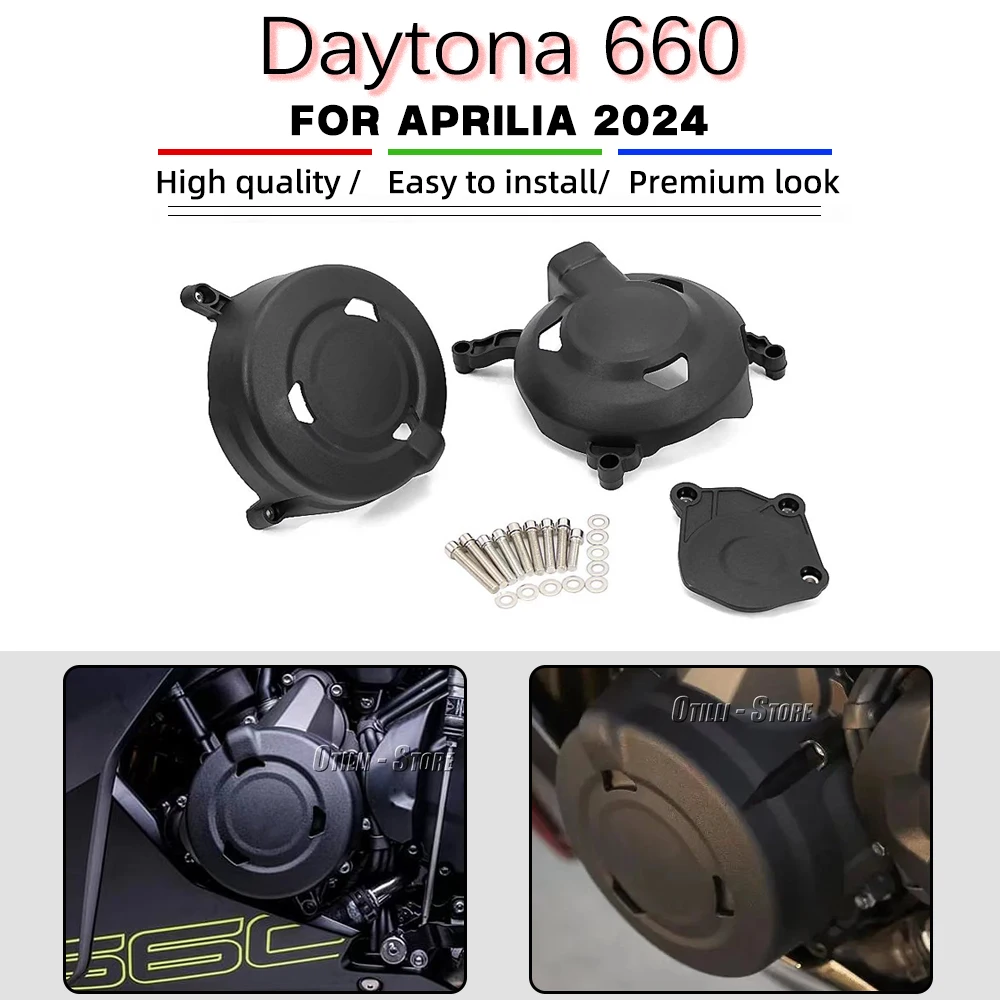 

For APRILIA Daytona 660 2024 Motorcycle modification accessories New Engine Cover Alternator Clutch Protection Case Protector