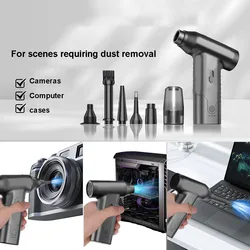 Filtro de aspiradora, ventilador Turbo violento de succiÃģn y soplado con iluminaciÃģn LED, eliminaciÃģn de polvo 110000 Accesorios para mÃĄquinas RPM tipo C