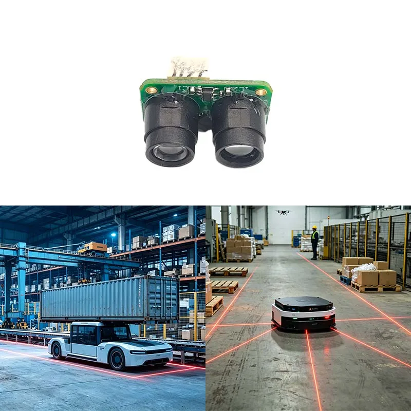 PU50A-JM Auto Distance Sensor Radar 50m IIC Lidar Robot Vacuum Cleaner 100HZ Dtof Rangefinder Sensor